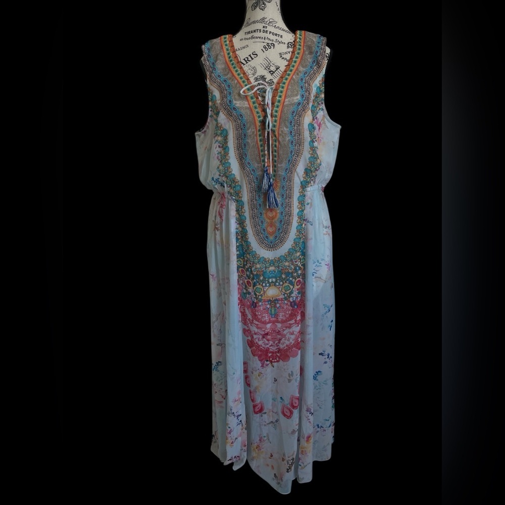 Bohemian Multicolor Maxi Dress